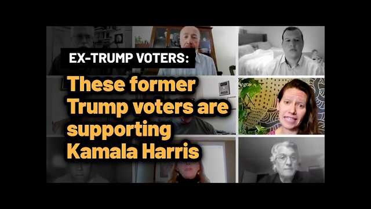 They voted for Trump before. This year, they support Kamala Harris.