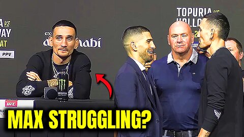 Ilia Topuria CHALLENGES Max To Brawl. Max Struggling & Looks Drained?