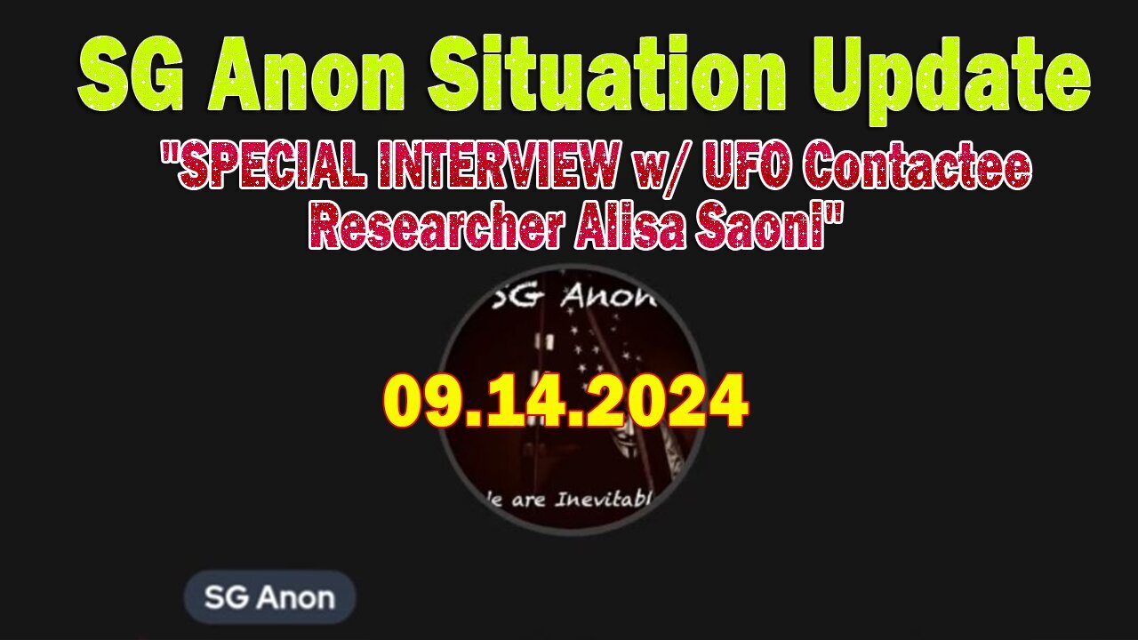 SG Anon Sits Down W/ UFO Contactee And Long Time Patriot Researcher Alisa Saoni