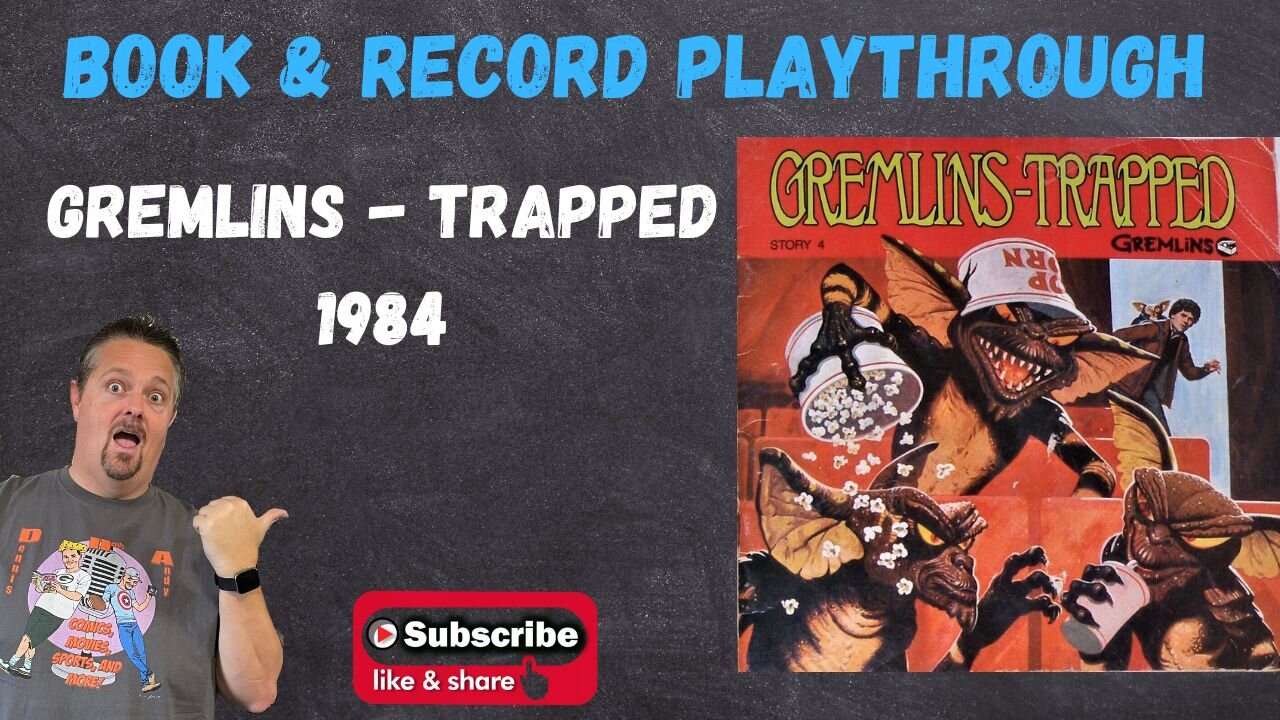 Playthrough of Gremlins - Trapped Book and Record by Warner Brothers 1984