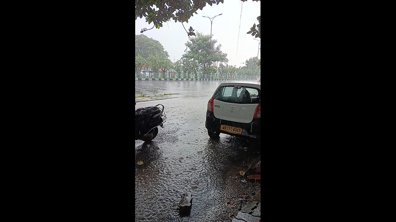 Heavy Rain Kolkata India