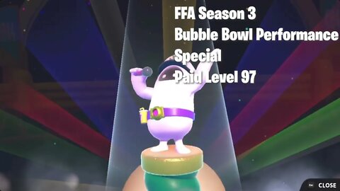 Bubble Bowl Performance - Fall Guys Season 3 New Celebration