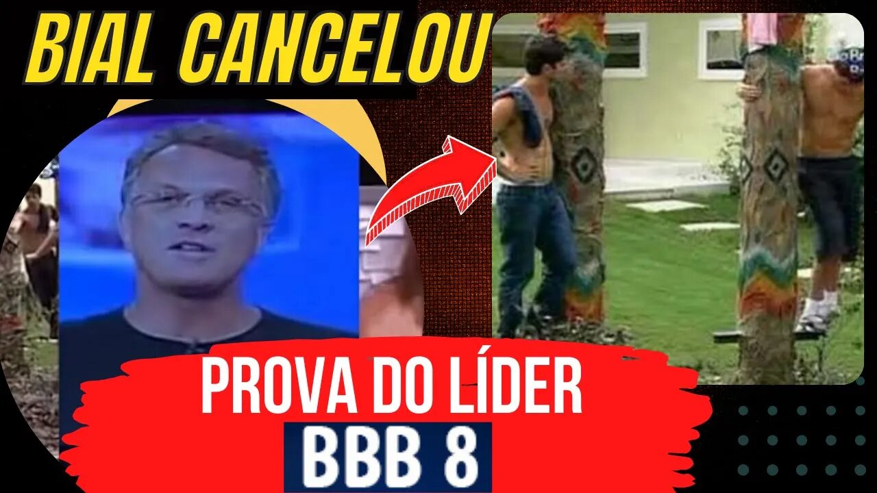 PROVA DO LIDER DE RESISTÊNCIA BBB08 FOI CANCELADA | POIS FIZERAM SORTEIO NO FINAL