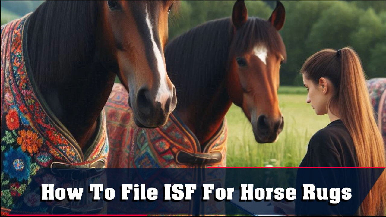 Smooth Importing: Mastering the ISF Filing Process for Horse Rugs