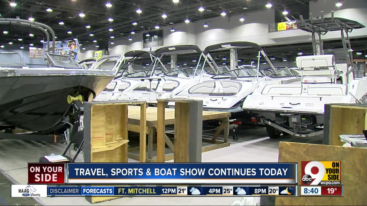 Travel, Sports & Boat Show continues today