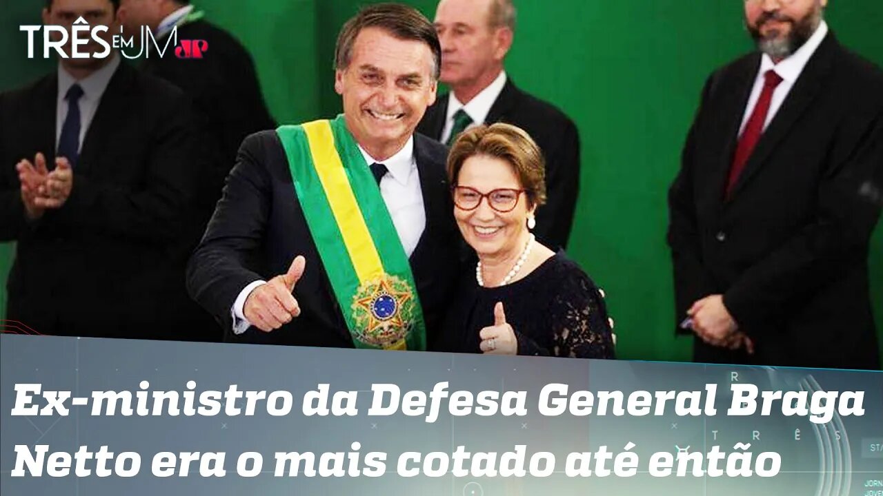 Tereza Cristina entra para lista de possível vice de Bolsonaro