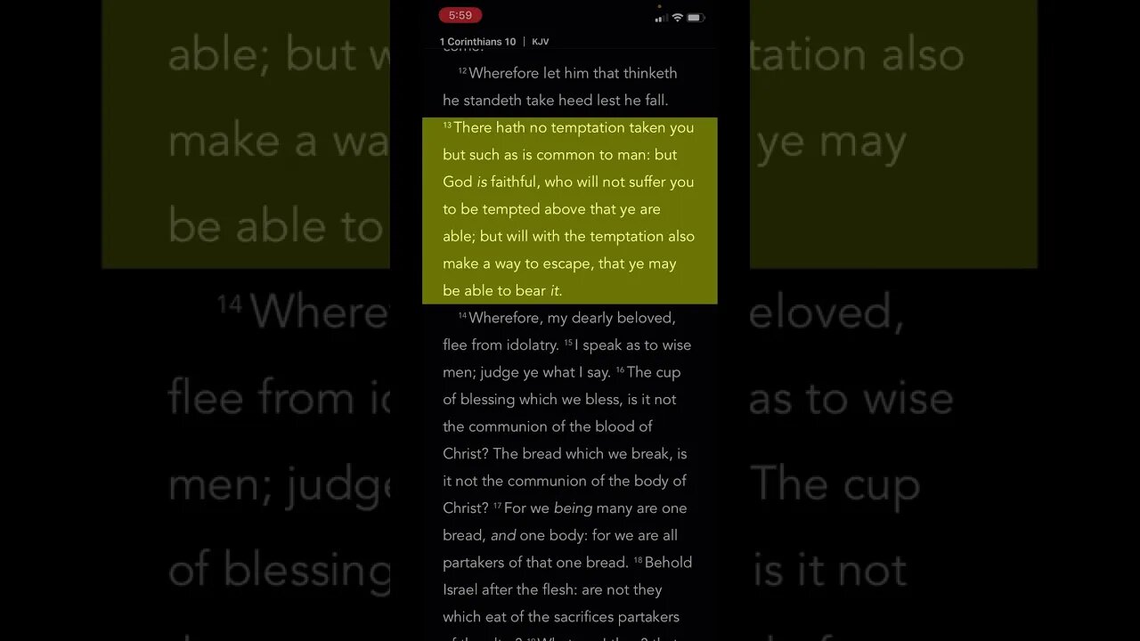 Morning Prayer 80: 1 Corinthians 10:13