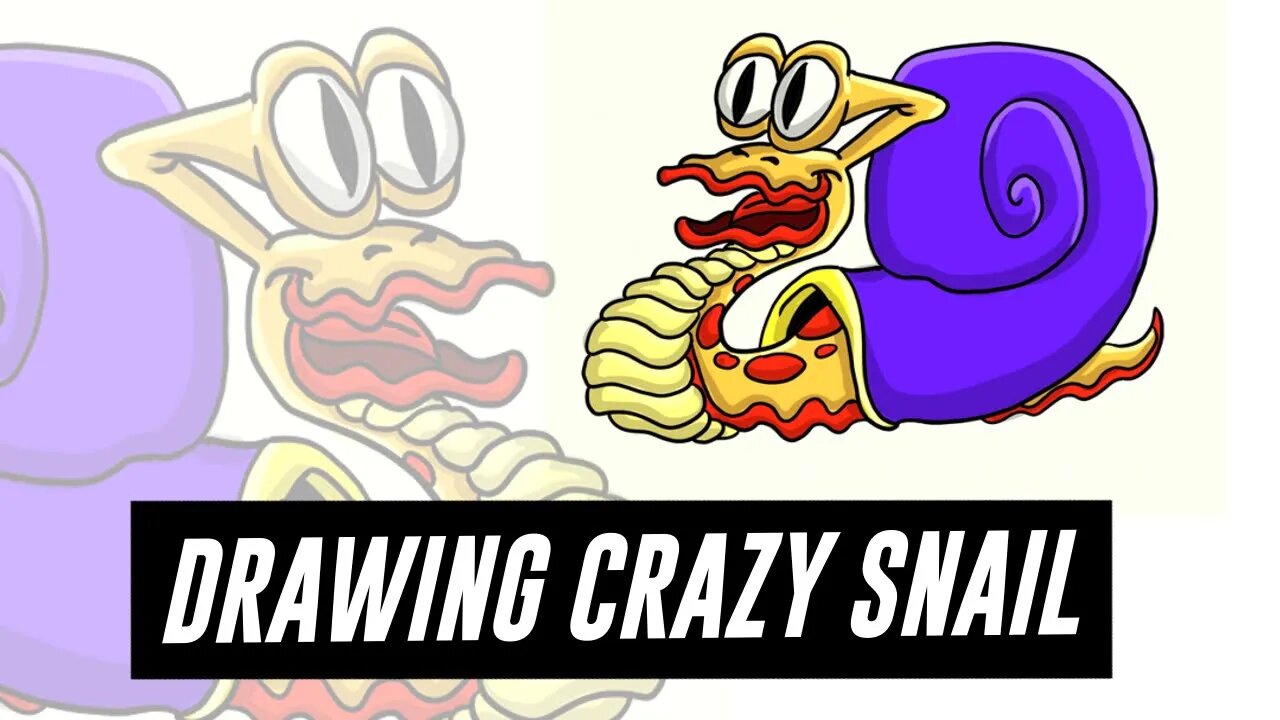 Drawing a Crazy SNAIL