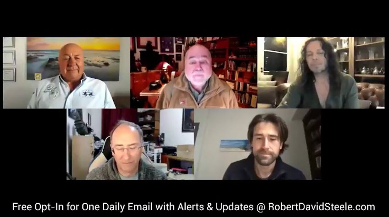 Robert David Steele, Sean Stone, Charlie Ward Simon Parkes, Sacha Stone Overview 02.02.21