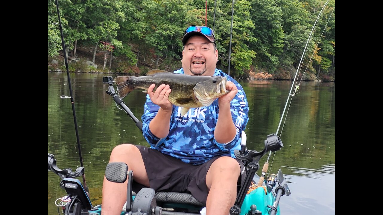 Big fish at Lake Kanawauke NY