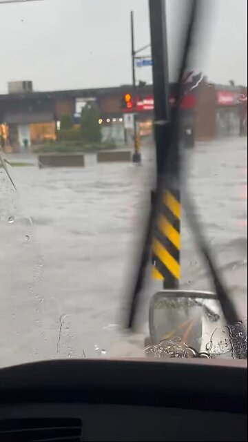 Flash Flooding In Montreal