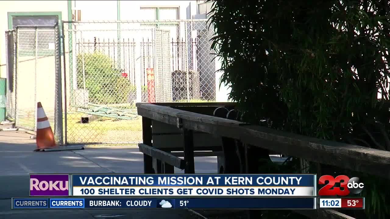 Mission at Kern County receives vaccines Monday