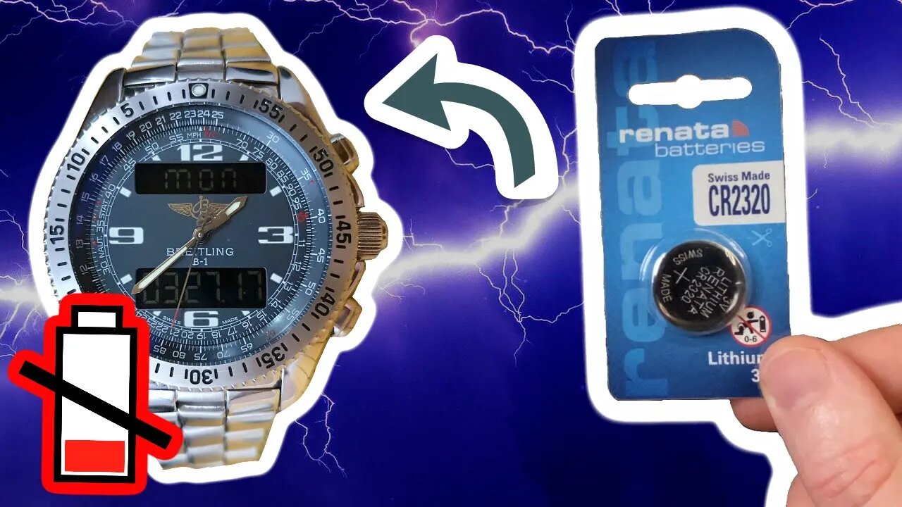 Breitling B-1 Battery Change, how easy is it? A68362 -