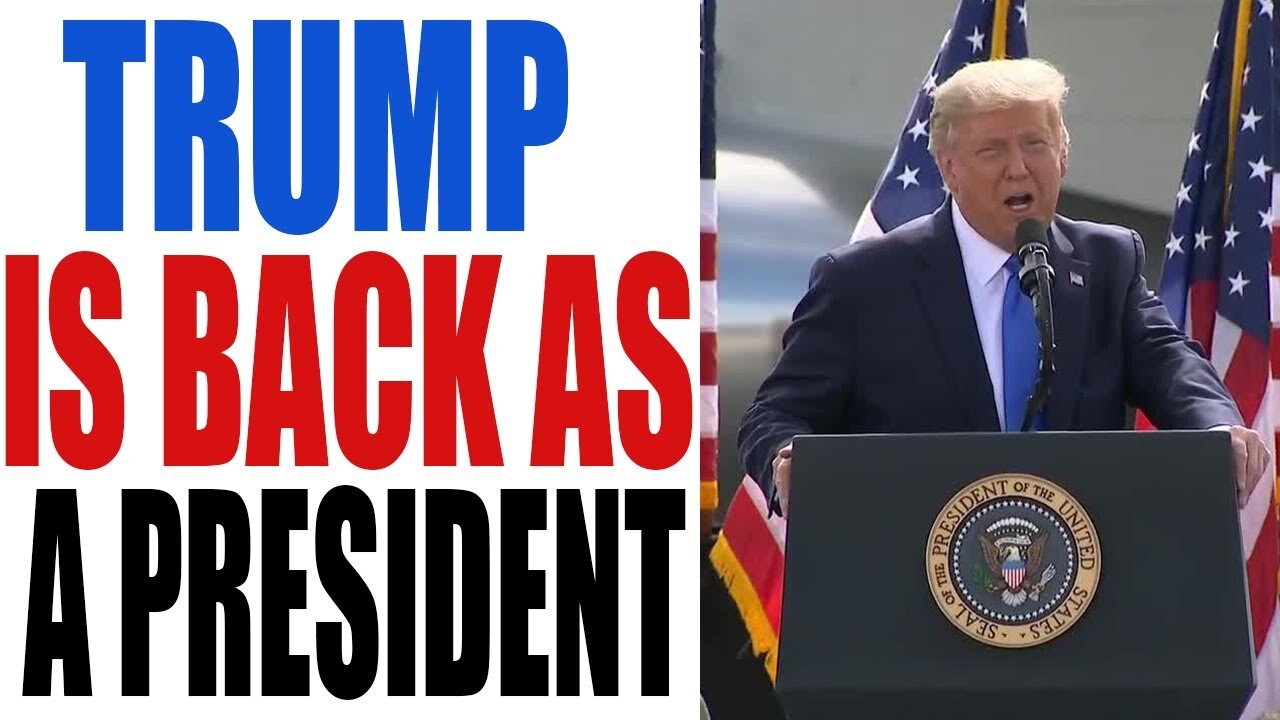 TRUMP IS FINALLY BACK AS A PRESIDENT TODAY UPDATE