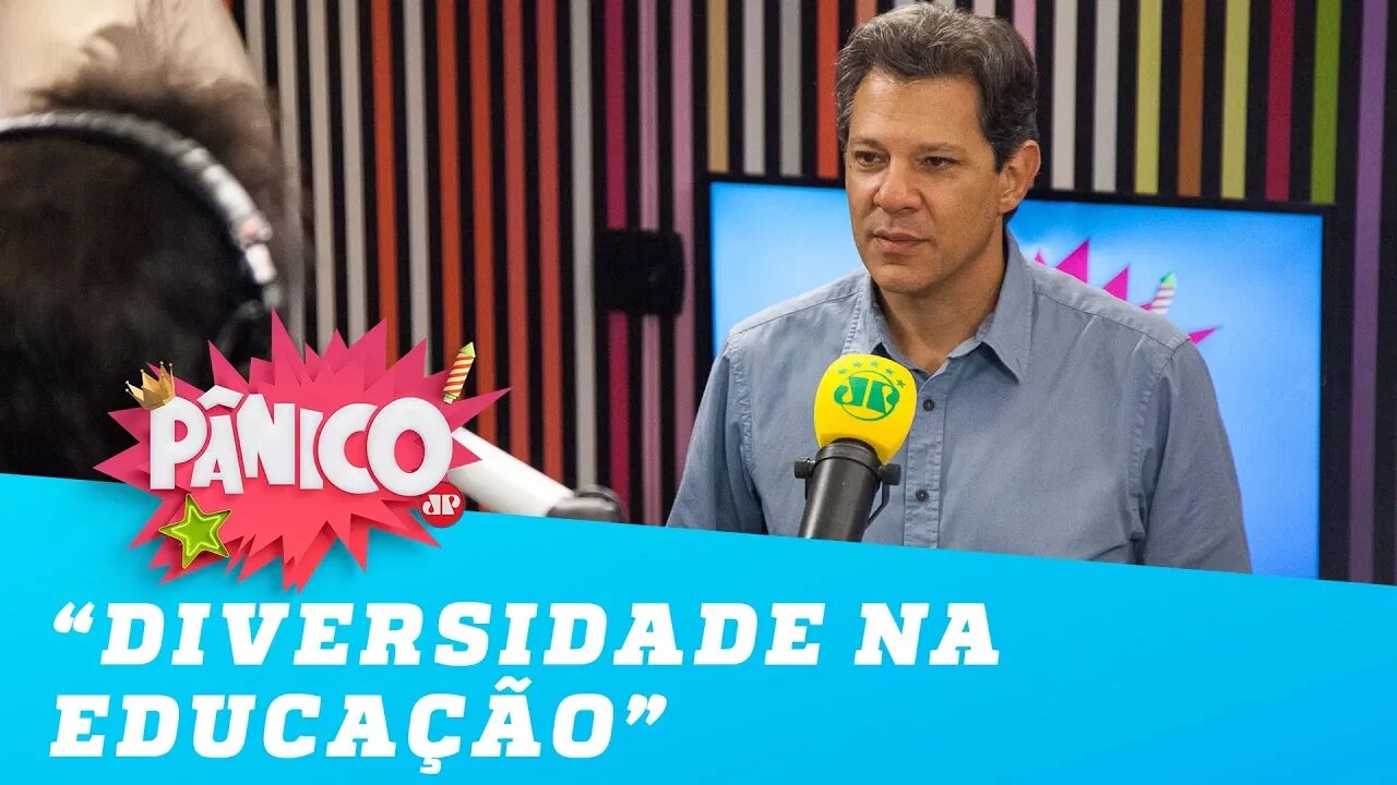 'É ensinar às pessoas a não bater em homossexual', diz Haddad sobre diversidade na educação