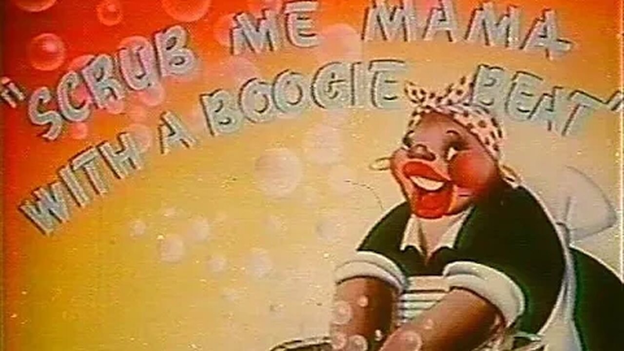 Scrub me mama like a boogie beat [Racist/Controversial Classic 1941 Cartoon] (UPSCALED)