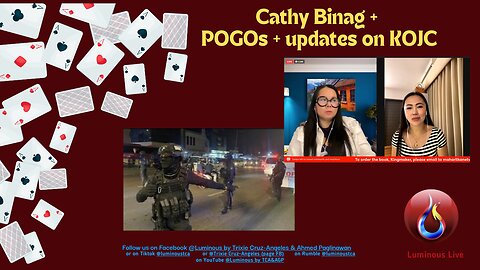 Cathy Binag + POGOs + KOJC updates