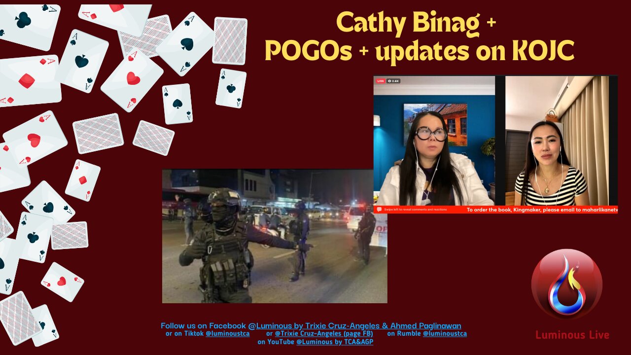 Cathy Binag + POGOs + KOJC updates