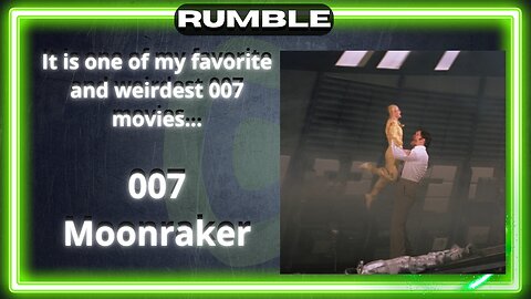 It is one of my favorite and weirdest 007 movies....Moonraker!