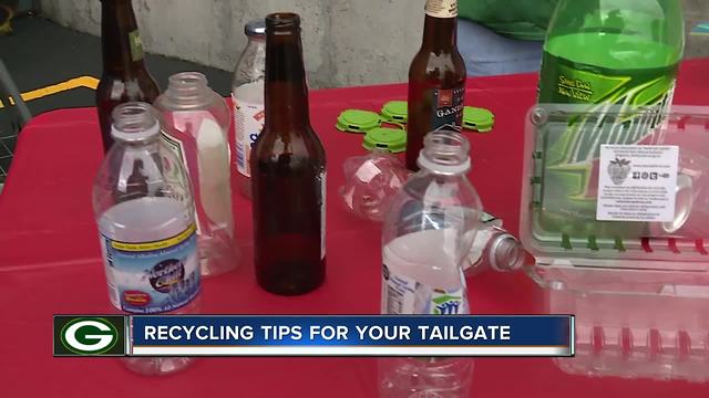 Brown County leaders remind tailgaters to recycle