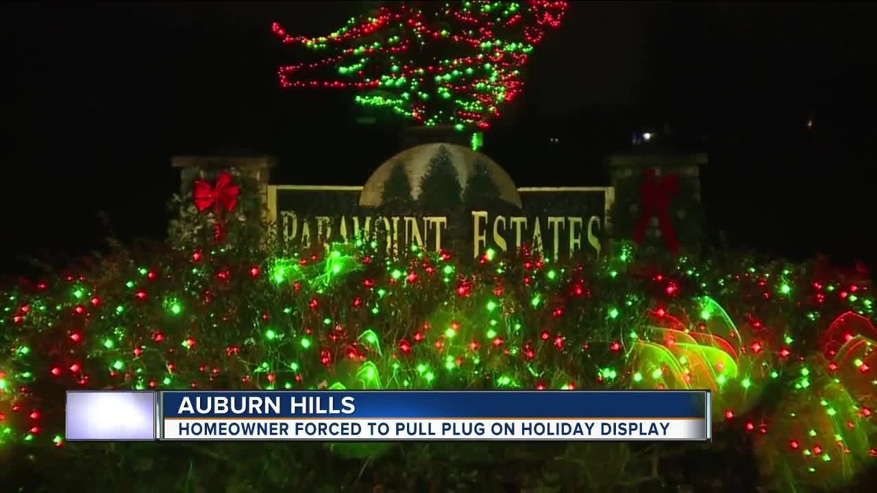 'Our Dancing Lights' in Auburn Hills won't return this year over disagreement with HOA