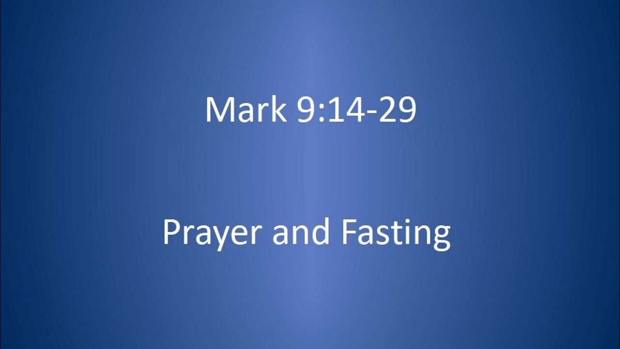 Mark 9:14-29