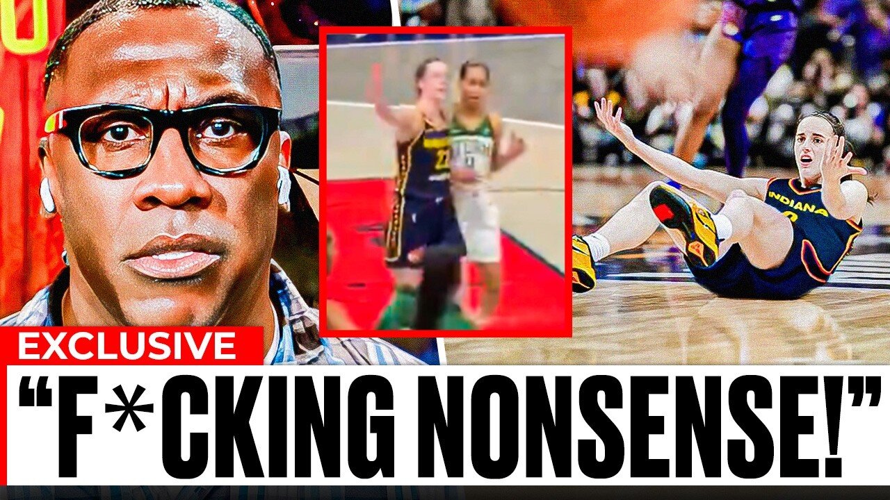 Shannon Sharpe Goes Ballistic Over Skylar Diggins Shoving Caitlin Clark!