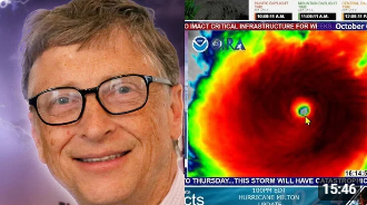 Hurricane Milton- Bill Gates' Hurricane Control Patents EXPOSED