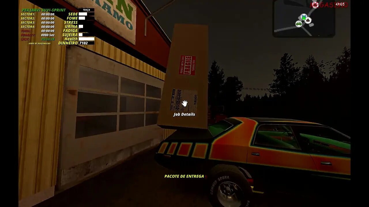 My Summer Car, Dia 23 parte 2, Fiquei cego (The blind man)