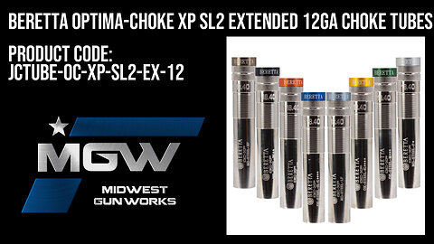 Beretta Optima-Choke XP SL2 Extended 12GA Choke Tube - JCTUBE-OC-XP-SL2-EX-12