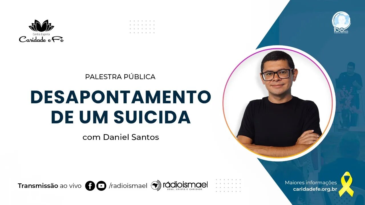 Palestra Pública - Desapontamento de um Suicida (com Daniel Santos)
