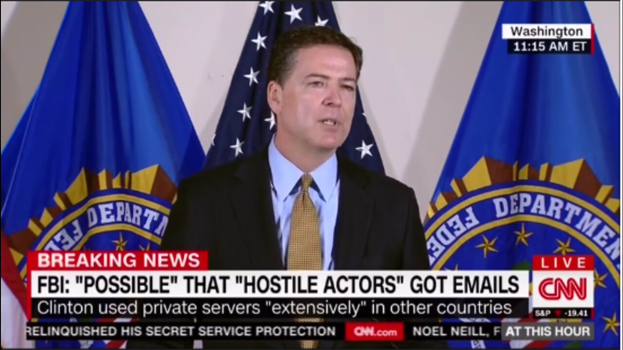 Comey: Despite Evidence of Lawbreaking, ‘No Reasonable Prosecutor’ Would Bring Charges