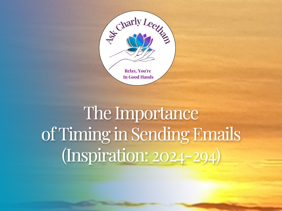 The Importance of Timing in Sending Emails (2024/294)