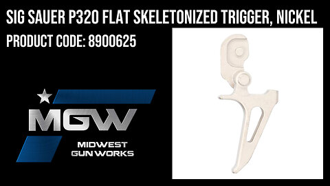 Sig Sauer P320 Flat Skeletonized Trigger, Nickel - 8900625