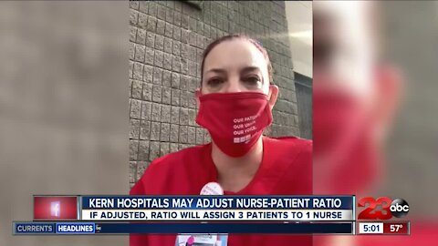 Nurses upset with governor's executive order to change nurse to patient ratio