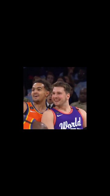 Luka Doncic & Trae Young enjoy the game as it should be!!! Great MOMENT!