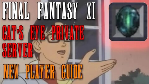 FFXI - I Really Like This Private Server: Cat's Eye - New Player Guide