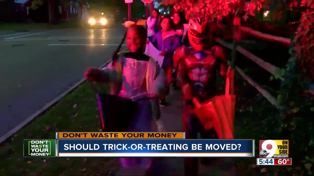 Parents debate moving trick-or-treating to Saturday