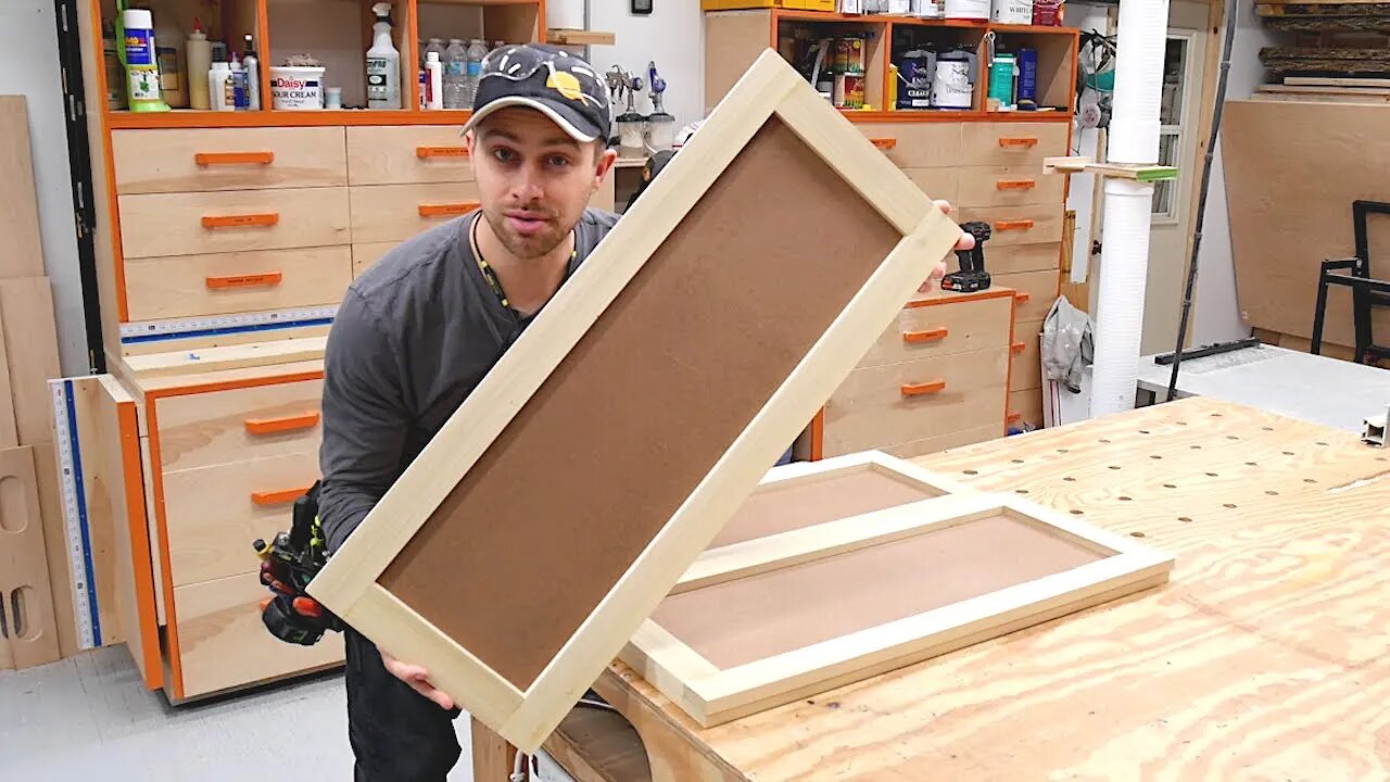 Easy DIY Cabinet Doors | Can I Make Shaker Doors with only 3 big Tools??