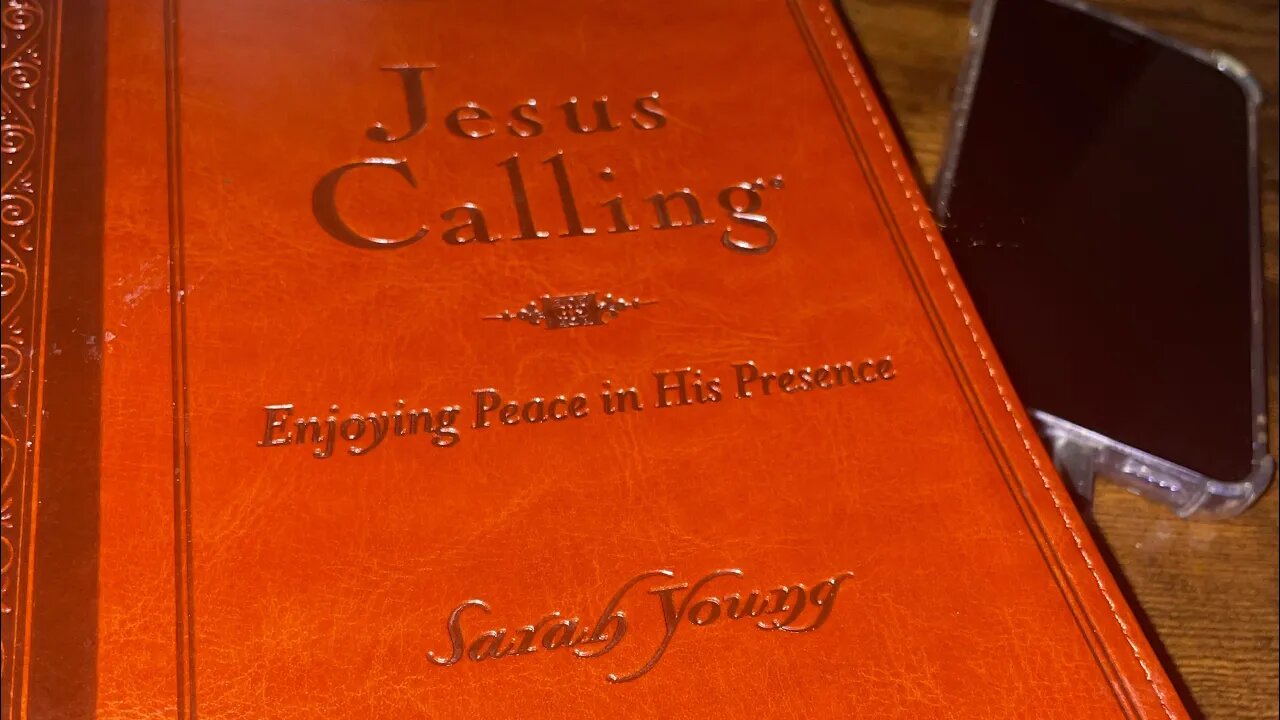 May 20th| Jesus calling daily devotions.￼