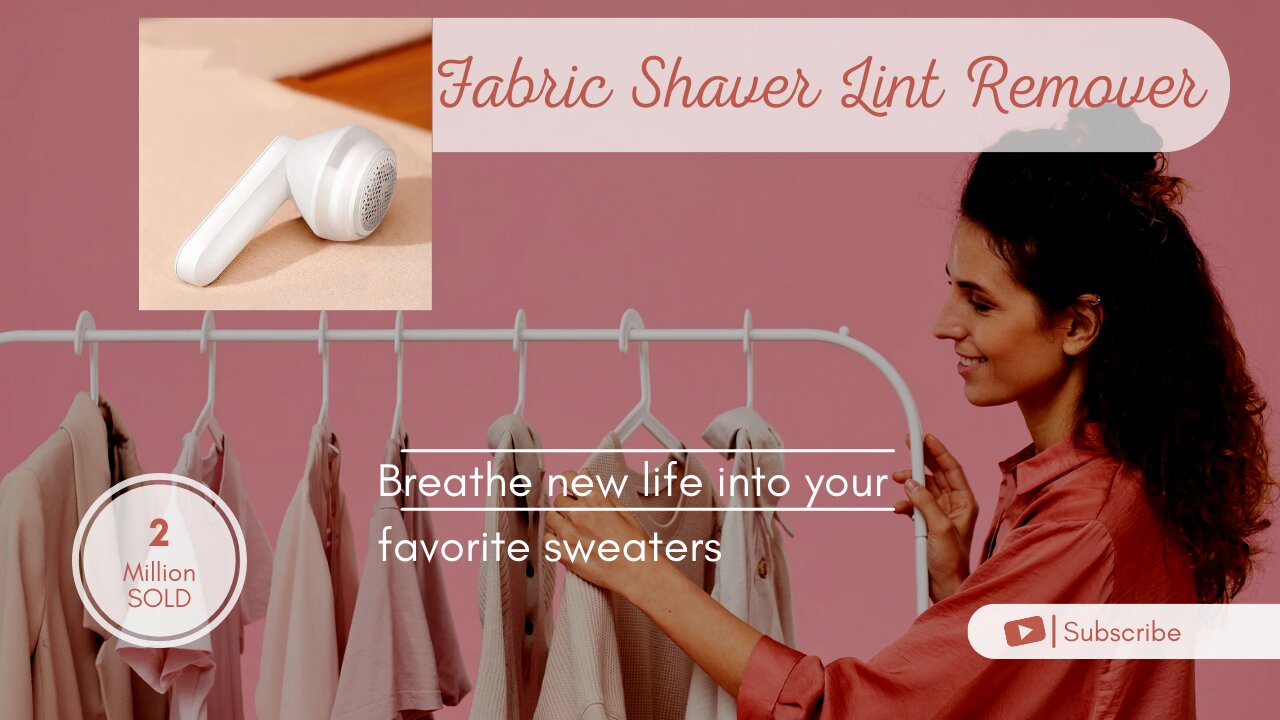Dealing with Fuzzy Clothes? Use the Fabric Shaver Lint Remover for a Quick and Fresh Look!