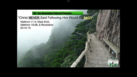 “Christ Never Said Following Him Will Be Easy. “