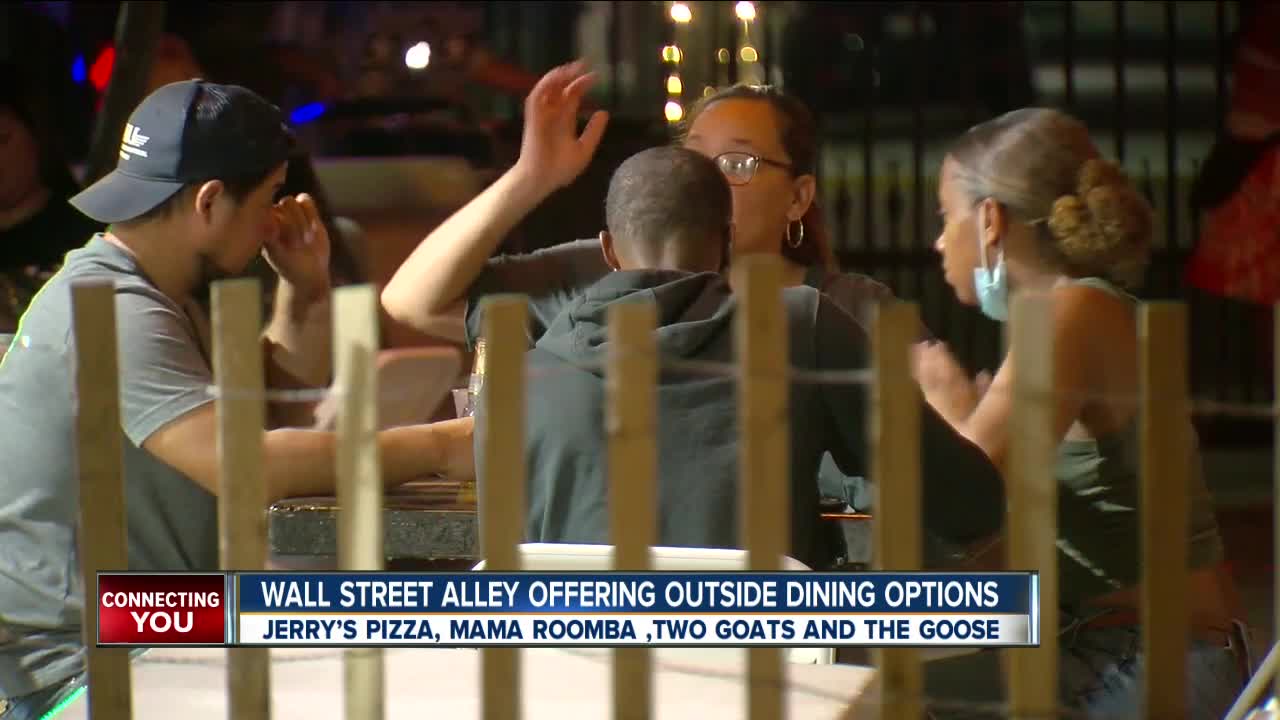 New dining options available in downtown's Wall Street alley