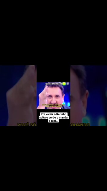 No @Programa do Ratinho você vê o cara mandando a real e não adianta alegar ignorância…