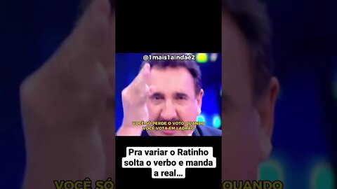 No @Programa do Ratinho você vê o cara mandando a real e não adianta alegar ignorância…
