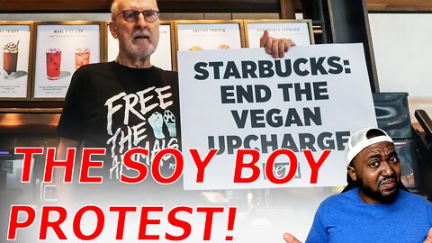 Woke Actor Super Glues Himself To Starbucks' Counter Because Charging More For Soy Milk Is Racist