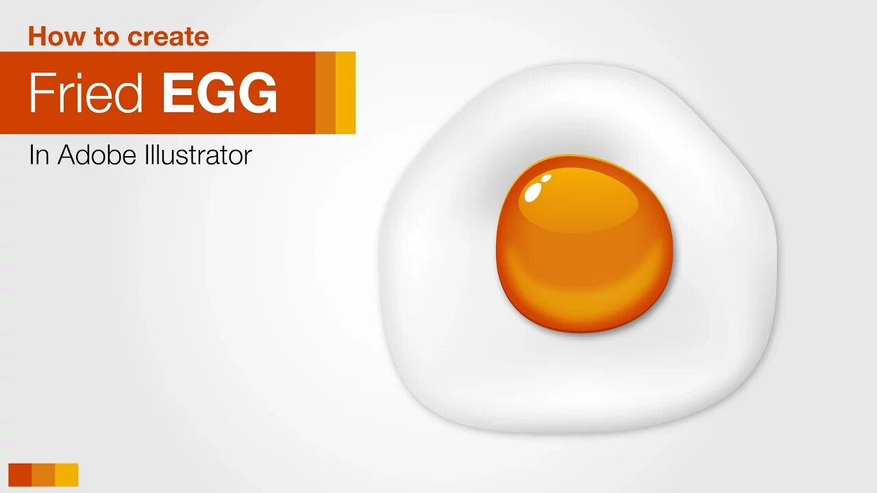 How to create fried egg in adobe illustrator