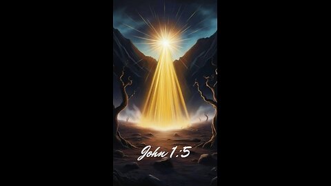 John 1:5 - The light shines in the darkness, and the darkness has not overcome it.