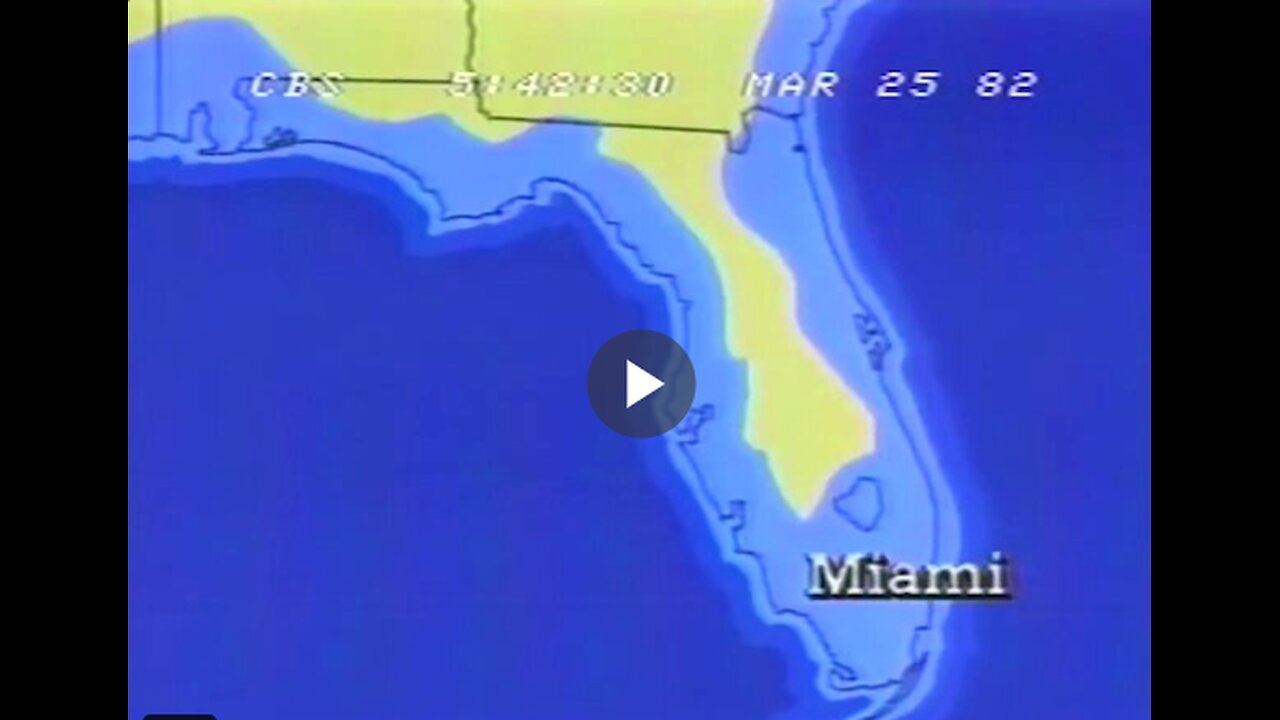 1982 CBS News report—featuring a 34-year-old Al Gore—predicts "25% of Florida"...