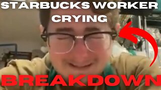 TRANS STARBUCKS WORKER BREAKS DOWN AT JOB